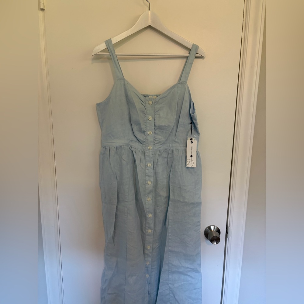 Treasure & Bond Sky Blue Sundress